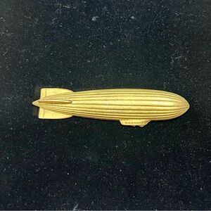 Vintage Signed JJ 1986 Blimp Zeppelin Dirigible Airship